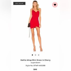 Superdown Red Mimi Dress